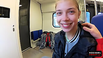 Public Oral Sex In A Train With Pov View