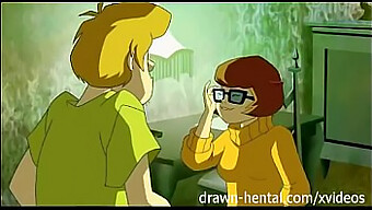 Scooby Doos Nerdete Karakter Velma Nyter Analsex I Hentai-Illustrasjon