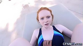 Ruby Red'S Intense Redhead Facial Cumshot In Hd