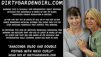 Donna Flower Og Nikki Curly Engagerer Sig I Intens Analleg Med Dobbelt Fisting Og Prolaps.