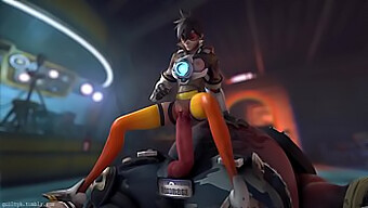 Tracer Y Roadhog En Porno Animado De Overwatch Con Sonido