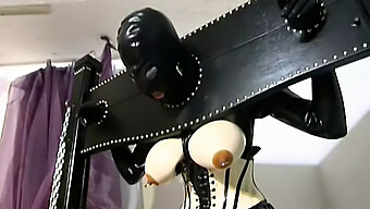 Latex-Clad Beauties Indulge In Bdsm And Lesbian Sex