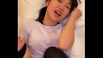 Asian Teen Takes A Cumshot In Her Mouth